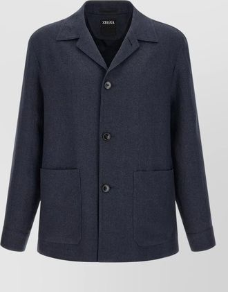 Ermenegildo Zegna alpe tailored jacket cuff buttons front pockets