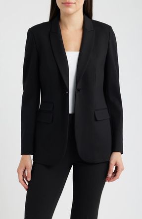 Anne Klein Triple Pocket Jacket in Anne Black at Nordstrom, Size 10