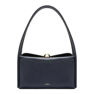 Furla Handbags, female, Blue, Size: ONE SIZE Nicole M Boston Bag