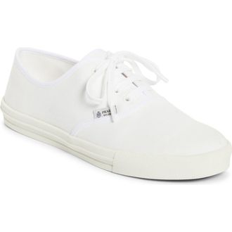 Prada Canvas Low Top Sneaker in White at Nordstrom, Size 10.5Us