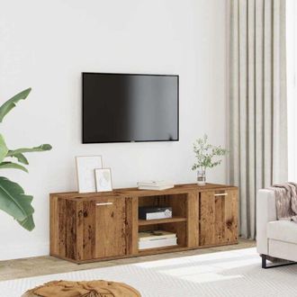 vidaXL Vidaxl - Mobile Porta tv Legno Antico 120x34x37 cm in Legno Multistrato