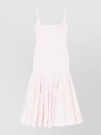 Jacquemus agave midi dress square neckline straps