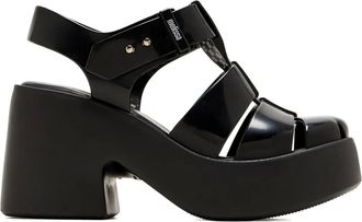 Melissa Lulu 85mm pumps met plateauzool - Zwart