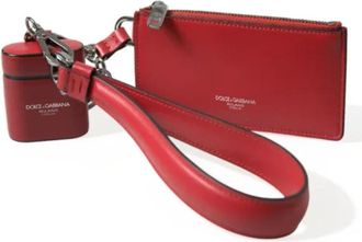 Dolce & Gabbana Pre-owned Plastic home-office - unisex - Vintage Accessoires - Rood - ONE Size - Leer - Vintage