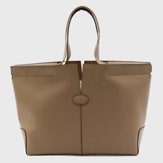 Tod's Brown Leather Top Handle Bag