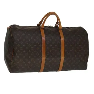 Louis Vuitton Pre-owned Weekend Bags, female, Brown, Size: ONE SIZE Pre-owned Keepall 60 Boston Bag