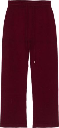 VANISÉ drawstring-waist trousers - Red