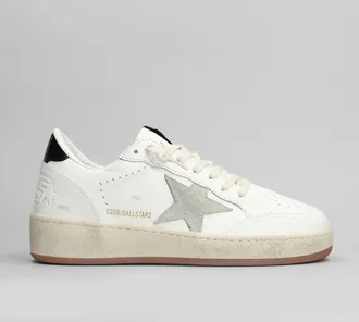 Golden Goose Sneakers Ball Star 2 in pelle bianca