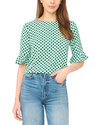 CeCe by Cynthia Steffe Ruffle Cuff Blouse