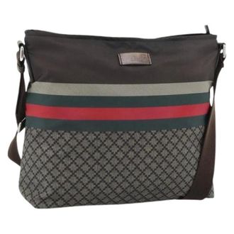 Gucci Pre-owned Vintage Shoulder Bag - Dames - Pre-owned - Veelkleurig - Maat: ONE Size Leer