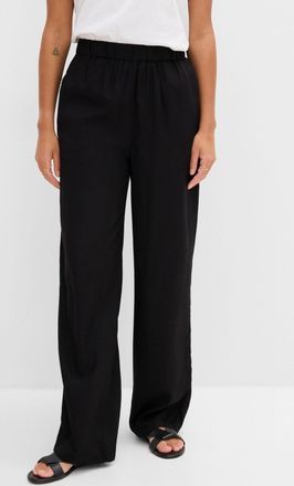 Bonprix Schlupfhose BONPRIX, Damen, Gr. 36, N-Gr, schwarz, Web, Obermaterial: 100% Viskose, loose fit, Hosen Schlupfhose, aus Viskose, leichtes Material, weit