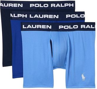Polo Ralph Lauren Perfect Pouch Boxer Brief 3-Pack Mens Underwear : SM, Nylon/Spandex