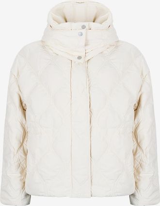 Canada Goose Kurze gesteppte Daunenjacke mit Stehkragen Alessia