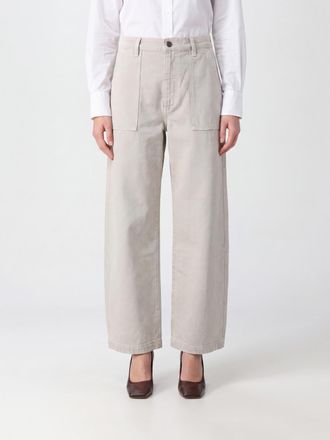 Frame Denim The Bow Mid-Rise Wide Leg Jeans in Cotton Denim