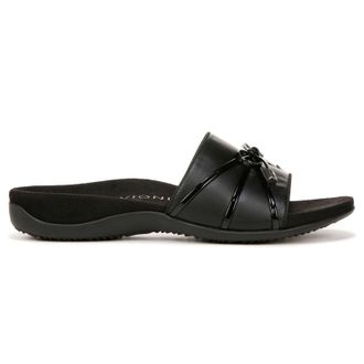 Vionic Bella Slide Synthetic Womens Slippers Sandals - Black - Size:UK 4.5