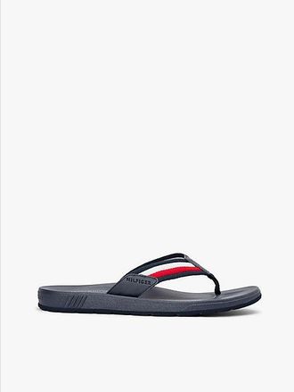 Tommy Hilfiger Contoured Footbed Signature Tape Flip-Flops