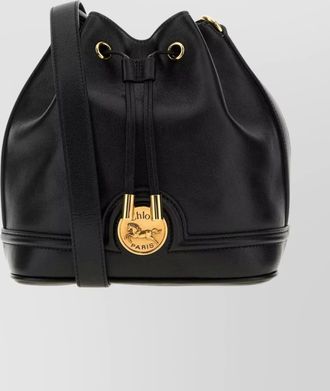 Chloé leather bucket bag adjustable strap