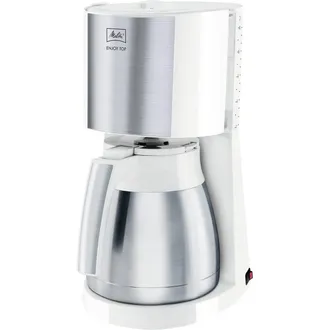 MELITTA Cafetera Moderna Blanca Con Jarra Isot&eacute;rmica