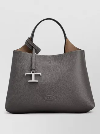 Tod's leather crossbody tote bag top handle