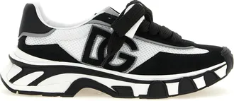 Dolce & Gabbana Bicolor Polyester Athletic Womens Sneakers