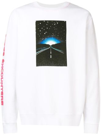 Marcelo Burlon white highway sweater - men - Cotton/Viscose - M