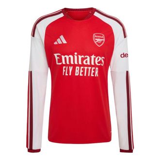 adidas Arsenal FC 26/27 Home Long Sleeve Asia Sizing Better Scarlet KB9950