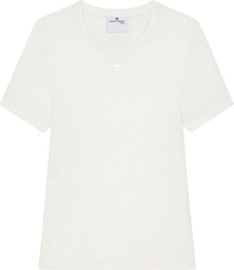 Courrèges Logo Cotton T-shirt