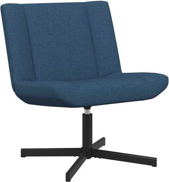 vidaXL Vidaxl - Swivel Chair Blue 63 x 75 x 76 cm Fabric