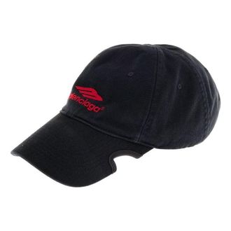 Balenciaga 3B Sports Icon Cap Black Red 697749410B21074