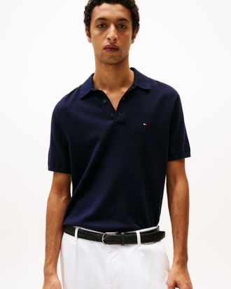 Tommy Hilfiger Essenti&euml;le Polo in Marineblauw