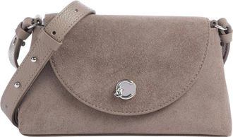 Coccinelle Nikla Suede Crossbody Tas - Dames - Tassen - Beige - Maat: ONE Size Su&egrave;de