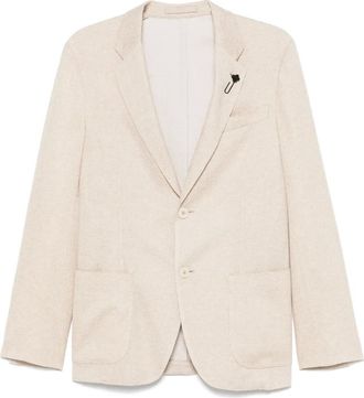 Lardini Blazer con spilla - Toni neutri