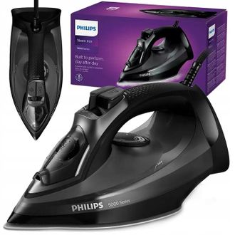 OEM Plancha Philips Dst5040/80 Steamglide Plus Color Negro Azulado