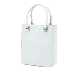 Prada Pre-owned Mini Satchel - Dames - Pre-owned - Wit - Maat: ONE Size Leer