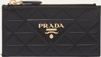 Prada Saffiano Triangolo Saffiano Wallet
