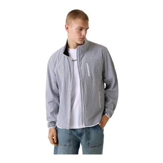 Guess Jassen, Heren, Blauw, M, Light Jacket