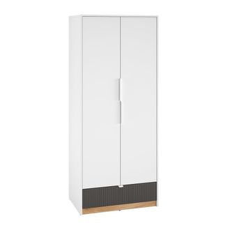 Petits Meubles Armario 2 puertas 1 caj&oacute;n estratificado Blanco