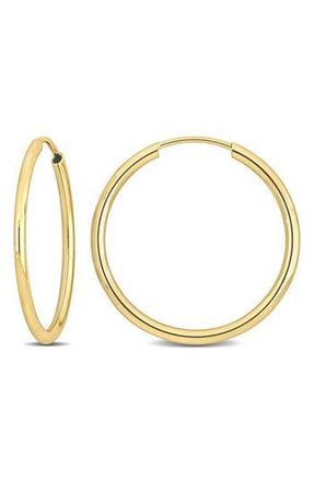Delmar 14K Gold Hoop Earrings, 20mm at Nordstrom Rack