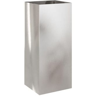 vidaXL Jardinera De Acero Inoxidable Plateado 32x29x75 Cm Vidaxl