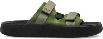 Veja Arpoador Suede Soft Slides - Heren - Sandalen - Groen - 43 EU - Leer - Schoenen