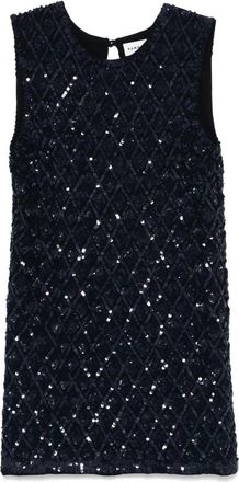 P.A.R.O.S.H. Blauwe Elegante Jurk voor Vrouwen - Dames - Tops zonder mouwen - Blauw - M - Tops