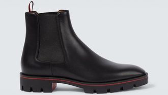 Christian Louboutin Alpinosol leather Chelsea boots