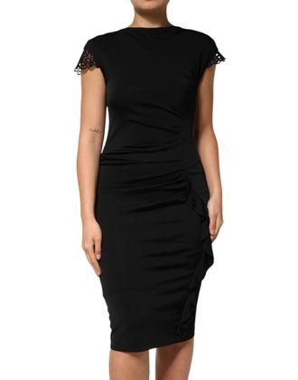 Roberto Cavalli Bodycon Short Sleeves Womens Dress (Pre-Owned)