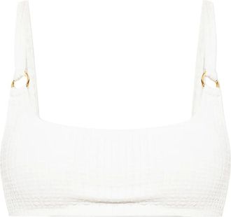 Melissa Odabash Top bikini Bari - Bianco