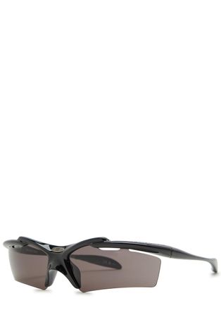Balenciaga Mask Wrap-around Sunglasses - Black - One Size