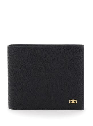 Ferragamo Black Logo Wallet