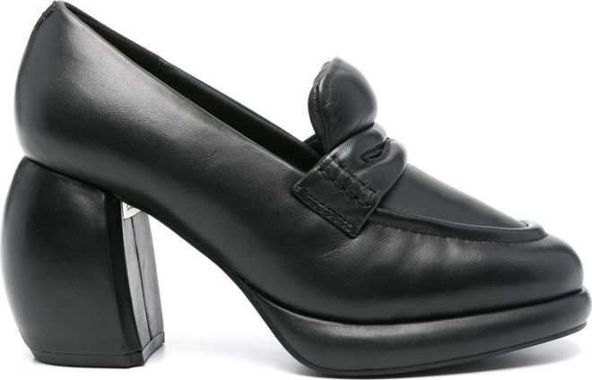 x Clarks 85mm loafer-style pumps - Black