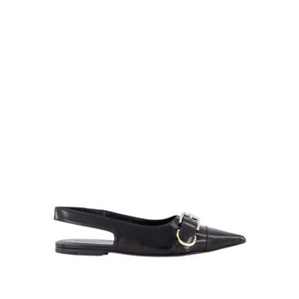Givenchy Flat Leather Slingbacks Elegant Black Style