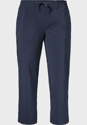 Sch&ouml;ffel 3/4-Hose SCH&Ouml;FFEL Pants Rangun L, Damen, Gr. 34, Normalgr&ouml;ssen, blau (8820, blau), Oberstoff: 87% Polyester, 13% Elasthan, Hosen 3/4-Hose