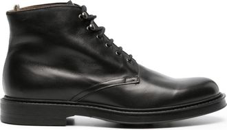 Officine Creative Major 011 leather ankle boots - men - Calf Leather/Rubber/Calf Leather - 44 - Black